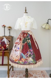 Miss Point Kaleidoscope Side Open Skirt(Reservation/Full Payment Without Shipping)